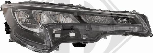 Diederichs 6661980 - Основна фара autocars.com.ua