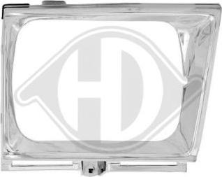 Diederichs 6680842 - Рама фари autocars.com.ua