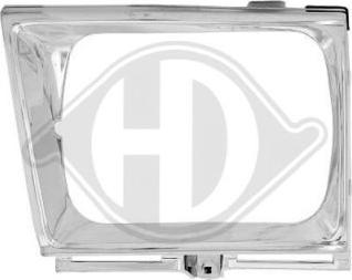 Diederichs 6680843 - Рама фари autocars.com.ua