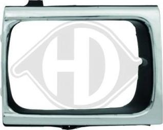 Diederichs 6680944 - Рама фари autocars.com.ua