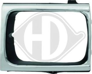 Diederichs 6680945 - Рама фари autocars.com.ua