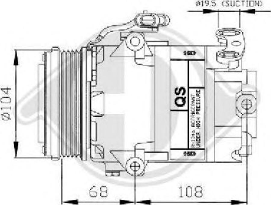 Diederichs 7180500 - Компрессор кондиционера autodnr.net