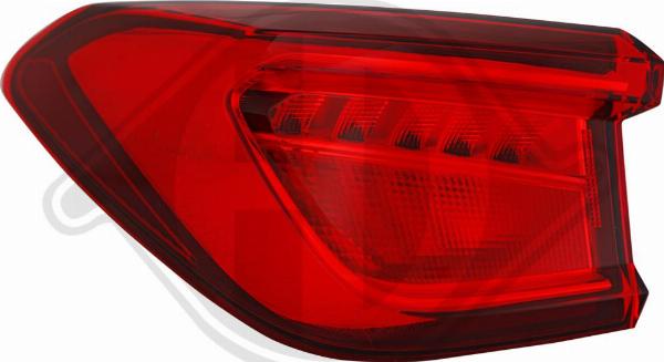 Diederichs 7434091 - Задній ліхтар autocars.com.ua