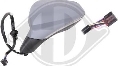 Diederichs 7434225 - Зовнішнє дзеркало autocars.com.ua