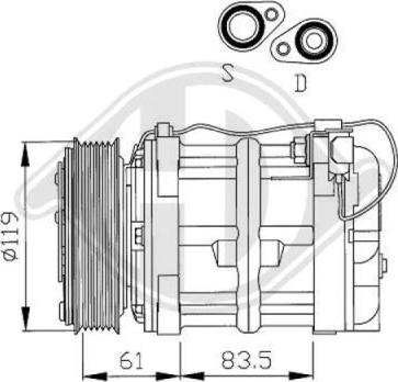 Diederichs 7762100 - Компрессор кондиционера autodnr.net