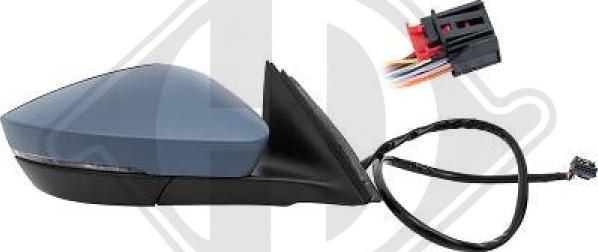 Diederichs 7842124 - Зовнішнє дзеркало autocars.com.ua