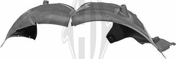 Diederichs 7930009 - Обшивка, колісна ніша autocars.com.ua