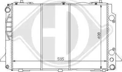 Diederichs 8101131 - Радіатор, охолодження двигуна autocars.com.ua