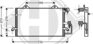 Diederichs 8101500 - Конденсатор, кондиціонер autocars.com.ua