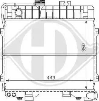 Diederichs 8102150 - Радіатор, охолодження двигуна autocars.com.ua