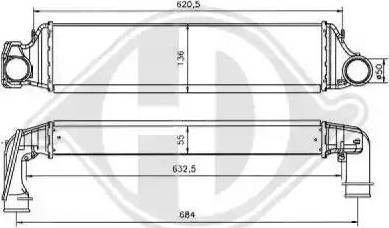 Diederichs 8102410 - Интеркулер autocars.com.ua