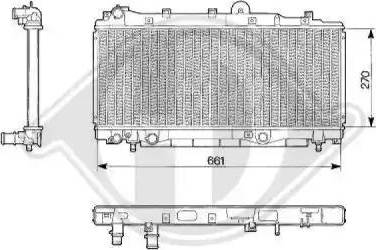 Diederichs 8109164 - Радіатор, охолодження двигуна autocars.com.ua