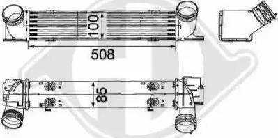 Diederichs 8121606 - Интеркулер autocars.com.ua