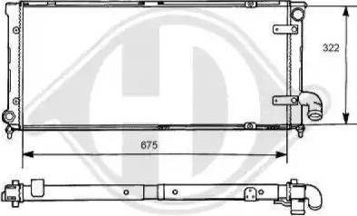 Diederichs 8133111 - Радіатор, охолодження двигуна autocars.com.ua