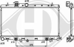 Diederichs 8135115 - Радіатор, охолодження двигуна autocars.com.ua