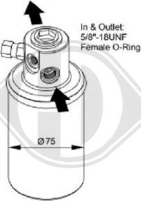 Diederichs 8166101 - Осушувач, кондиціонер autocars.com.ua
