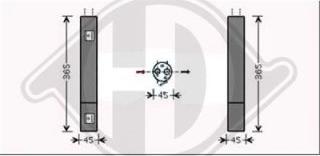 Diederichs 8168109 - Осушувач, кондиціонер autocars.com.ua