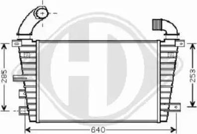 Diederichs 8180612 - Интеркулер autocars.com.ua