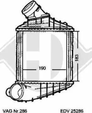 Diederichs 8226506 - Интеркулер autocars.com.ua