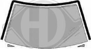 Diederichs 8305876 - Прокладка, вітрове скло autocars.com.ua