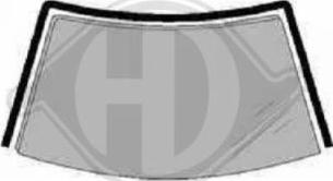 Diederichs 8307263 - Облицювання / захисна накладка, вітрове скло autocars.com.ua