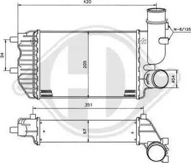 Diederichs 8348104 - Интеркулер autocars.com.ua