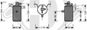 Diederichs 8401161 - Осушувач, кондиціонер autocars.com.ua