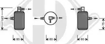 Diederichs 8406001 - Осушувач, кондиціонер autocars.com.ua