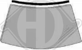 Diederichs 8450487 - Облицювання / захисна накладка, вітрове скло autocars.com.ua