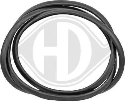 Diederichs 8450845 - Прокладка, вітрове скло autocars.com.ua