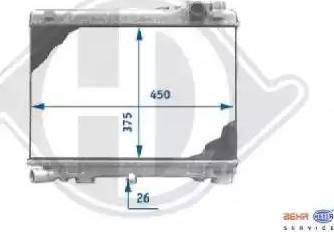 Diederichs 8500079 - Радіатор, охолодження двигуна autocars.com.ua