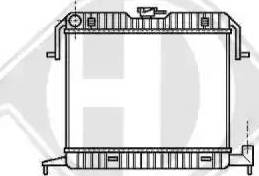 Diederichs 8502471 - Радіатор, охолодження двигуна autocars.com.ua