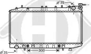 Diederichs 8601500 - Конденсатор, кондиціонер autocars.com.ua