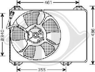 Diederichs 8641403 - Вентилятор, охолодження двигуна autocars.com.ua