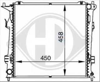 Diederichs 8655303 - Радіатор, охолодження двигуна autocars.com.ua