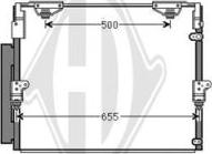 Diederichs 8667480 - Конденсатор, кондиціонер autocars.com.ua
