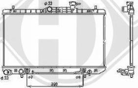 Diederichs 8683206 - Радіатор, охолодження двигуна autocars.com.ua