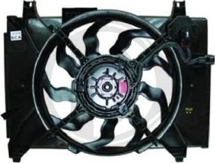 Diederichs 8683308 - Вентилятор, конденсатор кондиціонера autocars.com.ua