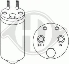 Diederichs 8693012 - Осушувач, кондиціонер autocars.com.ua