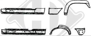 Diederichs 9317021 - Підніжка, накладка порога autocars.com.ua