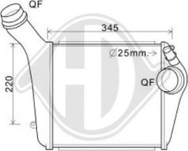 Diederichs DCA1108 - Интеркулер autocars.com.ua