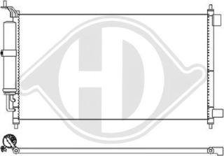 Diederichs DCC1110 - Конденсатор, кондиціонер autocars.com.ua