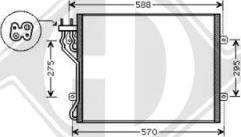 Diederichs DCC1190 - Конденсатор кондиционера autodnr.net