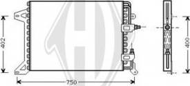 Diederichs DCC1235 - Конденсатор кондиционера autodnr.net