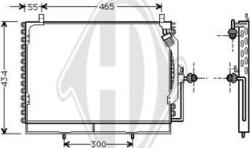 Diederichs DCC1239 - Конденсатор, кондиціонер autocars.com.ua