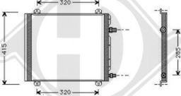 Diederichs DCC1328 - Конденсатор, кондиціонер autocars.com.ua