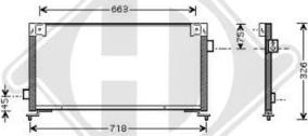 Diederichs DCC1378 - Конденсатор, кондиціонер autocars.com.ua