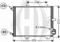 Diederichs DCC1386 - Конденсатор, кондиціонер autocars.com.ua