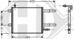 Diederichs DCC1433 - Конденсатор, кондиціонер autocars.com.ua