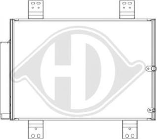 Diederichs DCC1605 - Конденсатор, кондиціонер autocars.com.ua